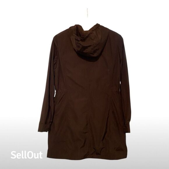 Michael Kors Women's Hooded Jacket Size S Mid-Length Casual Zip Pockets - Picture 2 of 3